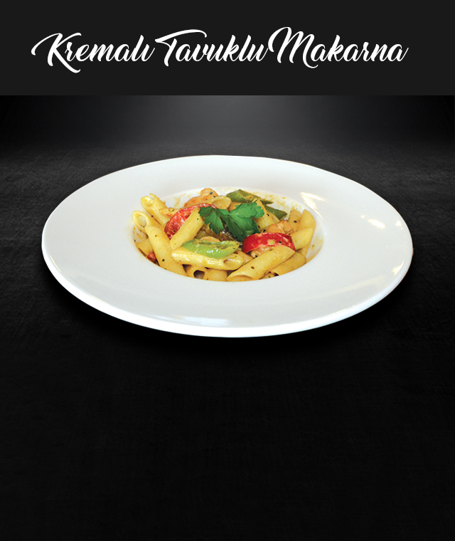 Kremalı Tavuklu Makarna